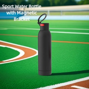 500ml Stainless Steel Water <b>Bottle</b> with Magnetic Bracket & UVC Self-Cleaning Function, <b>Thermos</b> with Storage Pill Box - Product Image 1