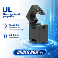   Transformador de Corriente de Núcleo Dividido Reconocido, Clase 0.5, Mini Sensor CT para Medidor de Energía Inteligente, Monitoreo de Energía EMS, OEM