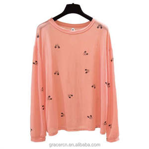 Camiseta <span class=keywords><strong>de</strong></span> Mujer Marca Gracer, Cuello Alto, Manga Larga, <span class=keywords><strong>Ropa</strong></span> Casual para Adultos, <span class=keywords><strong>Ropa</strong></span> <span class=keywords><strong>de</strong></span> Segunda Mano <span class=keywords><strong>de</strong></span> Calidad - Product Image 4