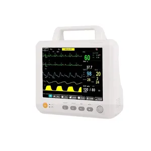 CE 6英寸便携式病人监护仪生命体征医疗监护仪多参数病人监护仪