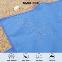 Serviette rafraîchissante instantanée en microfibre à séchage rapide, sensation de fraîcheur glacée, avec impression de logo personnalisée, pour activités sportives, voyage, gym et extérieur