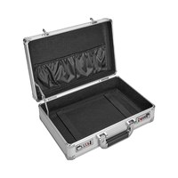 Valise de transport en aluminium personnalisée pour outils avec indice de protection IP65/IP67/IP68, taille de mousse personnalisable, OEM/ODM pris en charge, valise à outils en aluminium