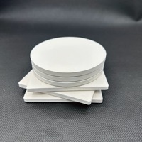 Sous-verres promotionnels en céramique par sublimation Wanbo avec dos en liège, impression de logo personnalisée disponible, design paysan, réutilisables, blancs, 500 mm, 2 mm