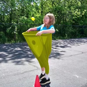 Ensemble <span class=keywords><strong>de</strong></span> <span class=keywords><strong>jeux</strong></span> <span class=keywords><strong>de</strong></span> cour avec balles et pompe à air <span class=keywords><strong>Jeux</strong></span> <span class=keywords><strong>de</strong></span> lancer récréatifs géants en plein air pour les activités familiales Team Building - Product Image 2