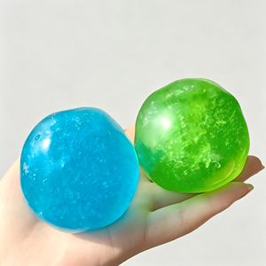 CHENXI Wholesale Ice Sand Jelly <b>Squeeze</b> <b>Ball</b> Stress Relief Fidget Toy ASMR Crunchy Handmade <b>Ball</b> Toys - Product Image 1
