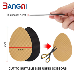 Bangni Noir Brun Auto-adhésif Antidérapant <span class=keywords><strong>Semelle</strong></span> En Caoutchouc Protecteur Autocollant Pour Talon Haut - Product Image 2