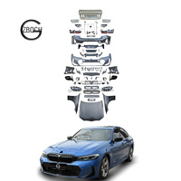 Kit de Carrocería F30 a G20 LCI para BMW Serie 3 F30 F35 320i 325i 330i de 2013+ a G20 G28 de 2024+, Parachoques Delantero y Trasero, Faros Delanteros y Traseros