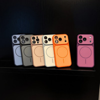 Coque de téléphone magnétique pour iPhone 18 Pro, effet peau mate, coque de protection en TPU pour iPhone 18 17 Pro Max, protection de l'appareil photo
