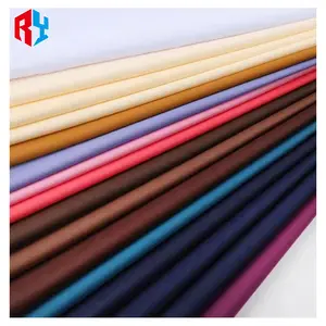 China factory 45s arab thobe fabric 100% polyester spun fabric for toyobo fashion garments