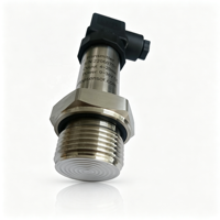 Transmetteur de pression sanitaire UTOP UPB2S à diaphragme plat anti-blocage de type pince, 2 fils, IP65, pour liquides visqueux
