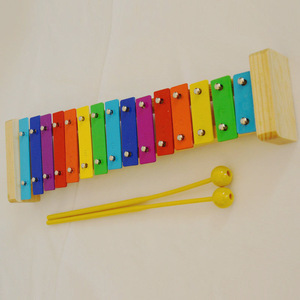 Xylophone en aluminium 15 tons en gros, instruments de percussion en bois, piano à frapper pour enfants - Product Image 5
