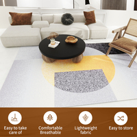 Tapis de luxe de grande taille de style moderne, lavable en machine, pour salon