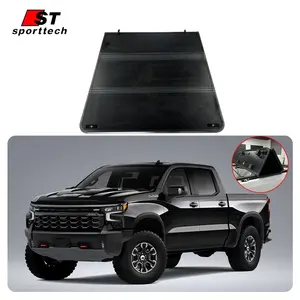 Couvre-lit de couvercle de rouleau de camionnette à trois volets durs pour F150 Ranger Ram chevy silverado 1500