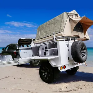 Manley Camper Off Road Offroad Nhôm Nhỏ Du Lịch Camper Hộp Van Lều Úc Cắm Trại Trailer Đường Lều Cho Camper Trung Quốc