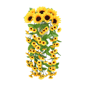 Guirnaldas de Girasoles Artificiales, Decoración de Pared con Flores de Seda para el Hogar, Bodas y Uso en Exteriores - Product Image 5