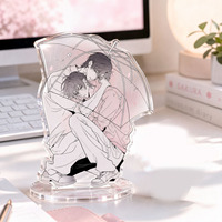 Plaque acrylique Anime Novel Wait for Me After School, Chen Jingshen Yu Fan Cosplay, support de bureau, modèle, panneau décoratif, porte-clés