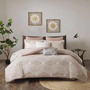 Juego de funda nórdica de Jacquard de algodón DB King, edredón sólido geométrico de 4 piezas para dormitorio, sofá, boda, hogar, Hospital, transpirable - Product Image 5