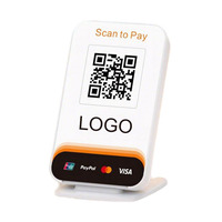 Wi-Fi Voz estática Pago inalámbrico 4G Caja de sonido Altavoz Código Qr Terminal de pago para pago Notificación de pago en tiempo real