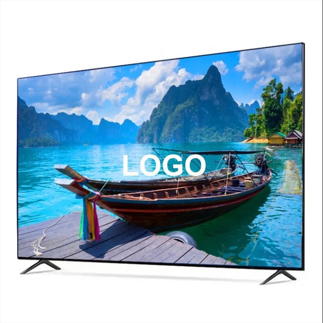Modern Android 85-Inch Frameless LED Smart TV with 4K UHD Hotel Use