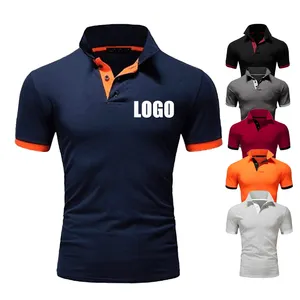 Impresión personalizada o bordado diseño logotipo de alta calidad Algodón poliéster barato uniforme para hombre Golf deportes negocios Polo camisa