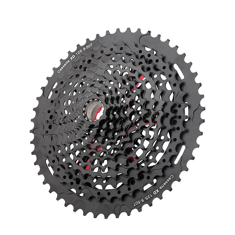 MTB 12 Speed 9-50T Cassette XD Sprocket Black Steel E13