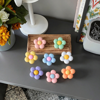 Aksesori DIY gaya buatan hiasan pipih Resin krim Mini untuk ornamen kerajinan Dekor rumah