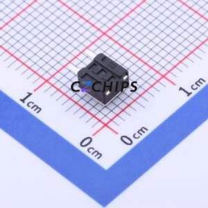 TS4538B3J Tactile Switch Through hole Component (THT) Switch Single Pole Single Throw Round Button 2.5N Right Angle Insert - Product Image 2