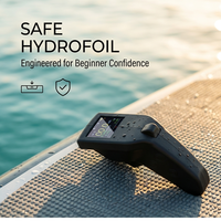 Accessoires de planche à surf électrique hydrofoil à commande à distance, avec écran numérique Bluetooth intelligent et design flottant, très tendance