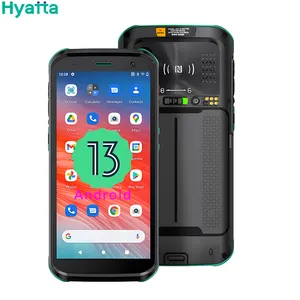 모델 6S 2d 바코드 스캐너 Wi-Fi 6E, 5G 및 PPT 기능이있는 차세대 Android 13 PDA NFC 모바일 컴퓨터