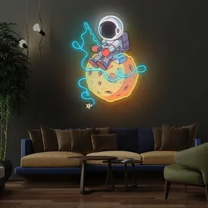 Dropshipping Acrílico Personalizado Levou Luz Neon Sign À Prova D' Água Arte Para Bar Sign Quarto Festa De Aniversário Casa