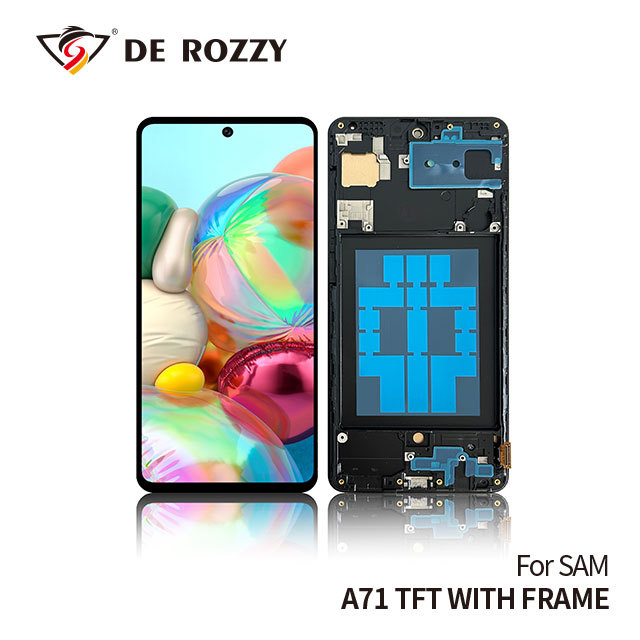 Factory Wholesale LCD Display with a 1-year After-sales Period for Samsung A71 TFT WITH FRAME
