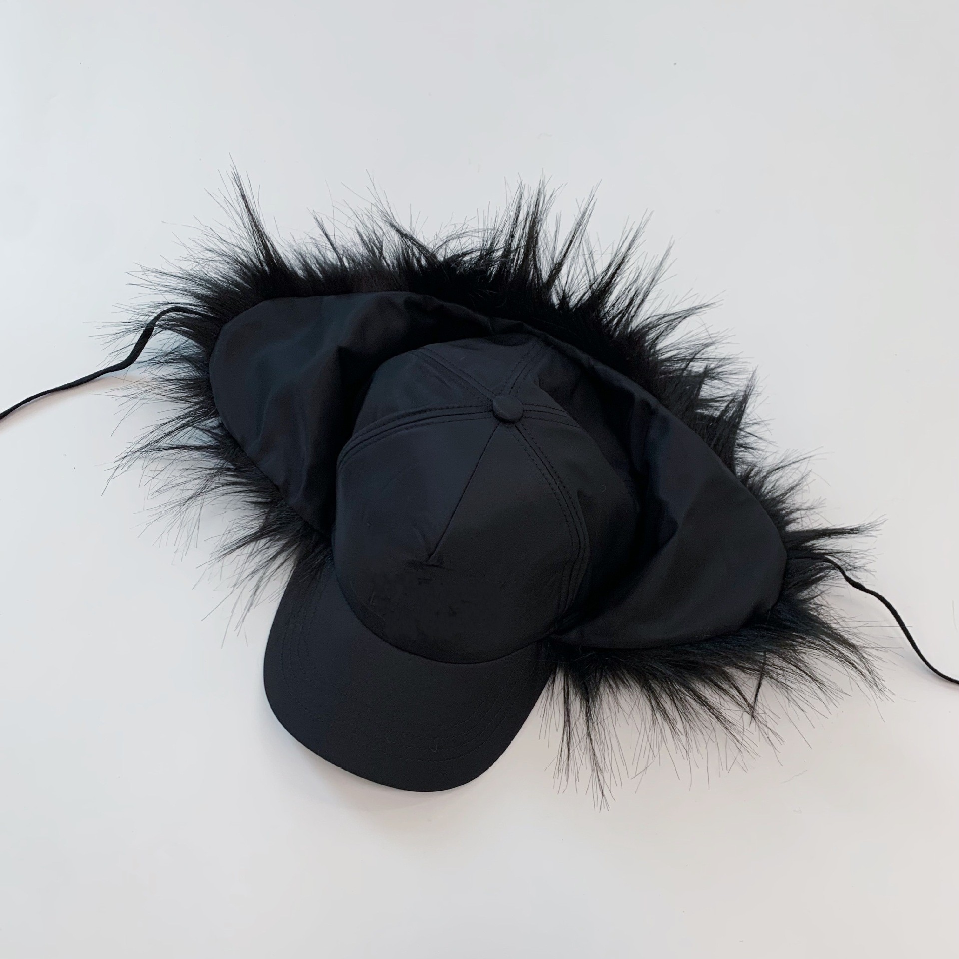 Trendy Women's Winter Fur Fluffy Ear Flap Baseball Cap - Casual