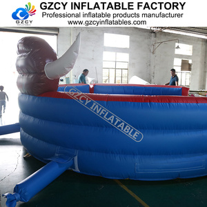 Bò Cơ Khí Bơm Hơi Thương Mại Thú Vị Màu Xanh Dương Máy Cưỡi Bò Rodeo - Product Image 6