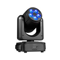 Directo de Fábrica: Luz Móvil LED RGBW 4 en 1 de 5x20W con Zoom, Efecto Wash y Beam, DMX512 para DJ, Discoteca, Club, Boda, Evento