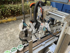 Electric High Productivity Tax Stamp Labeling Machine with Motor & PLC for 50ml Chubby Gorilla Bottles and <b>Disposable</b> Boxes - Product Image 6