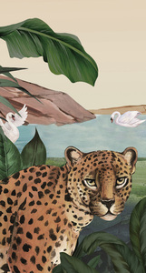 Mural de Pared de Bosque Moderno, Árbol, <span class=keywords><strong>Paisajes</strong></span> Naturales Grandes, Decoración de Pared, Papel Tapiz No Tejido para Dormitorio, Baño, Sala de Estar - Product Image 3