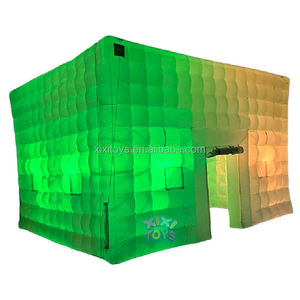 Tente gonflable de fête d'Halloween, petite maison hantée gonflable de couleur noire pour la décoration du festival - Product Image 5