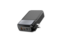 Banque d'alimentation portable ultra-mince tendance avec écran LED miroir, batterie Li-Polymère 10000mAh, entrée Micro USB, double sortie USB 10W