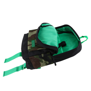 JDM กระเป๋าสะพายหลังผ้าใบมีสายรัดสำหรับแข่งรถ,สไตล์สตรีทคาร์มีสายรัดสีดำ + เขียว + สี - Product Image 2