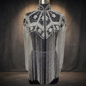 Pañuelo Africano de Modal para Mujer, Estilo Recto, con Adornos, Bordado a Mano, Ecológico, Lujoso, Sexy, Transpirable, para Fiesta - Product Image 1