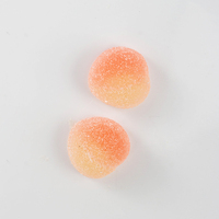 Bonbons gélifiés aux fruits acidulés en gros, bonbons mous enrobés de sucre, friandises moelleuses aromatisées aux fruits, en vrac, OEM