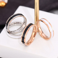 Modeschmuck Ringe Vergoldeter Edelstahl Edelstein Klarer Nagel Römische Zahl Gürtel Muschel Emaille Ringe für Damen und Herren