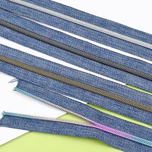 Deepel ZA481 5 #   Ruban de fermetures éclair en nylon <span class=keywords><strong>au</strong></span> mètre, fermetures éclair en <span class=keywords><strong>plastique</strong></span> pour vêtements, kit de réparation de vêtements, accessoires pour sacs à dos DIY - Product Image 3