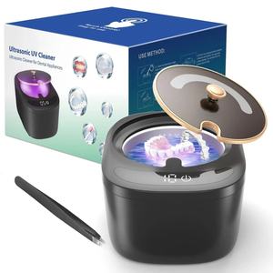 Nettoyeur à ultrasons portable professionnel mini pour bijoux, protège-dents, appareils dentaires et prothèses dentaires - Product Image 1