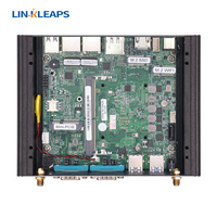 Linkleaps 12th Gen N100 Fanless Mini PC industrial 4GB RAM 2x 2.5GbE 2x RS232 RS485 3x HD Displays Computadora integrada Producto caliente