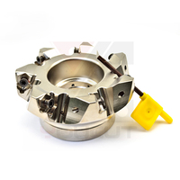 Fraiseuse à face MFWN900R-D100-32-7T-M, fraise à coque indexable pour plaquettes WNMU080608 90 °   Usinage CNC d'angle de précision