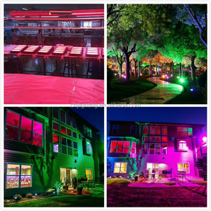 Projecteur LED RGB extérieur 50W-500W <span class=keywords><strong>IP65</strong></span> pour parcs d'attractions, hôtels, murs extérieurs, ponts, bâtiments, éclairage paysager - Product Image 5