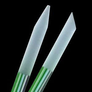 Lime à ongles en verre givré double face pour manucure et pédicure, outil de repousse et de suppression des cuticules - Product Image 6