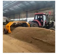 Retourneur de compost tracté par un tracteur / retourneur de compost