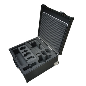 Valigia per Strumenti in Alluminio Personalizzata con Ruote Fisse, Schiuma EVA Intagliata Antiurto, Scatola Resistente agli Urti per Conservazione Attrezzature - Product Image 4